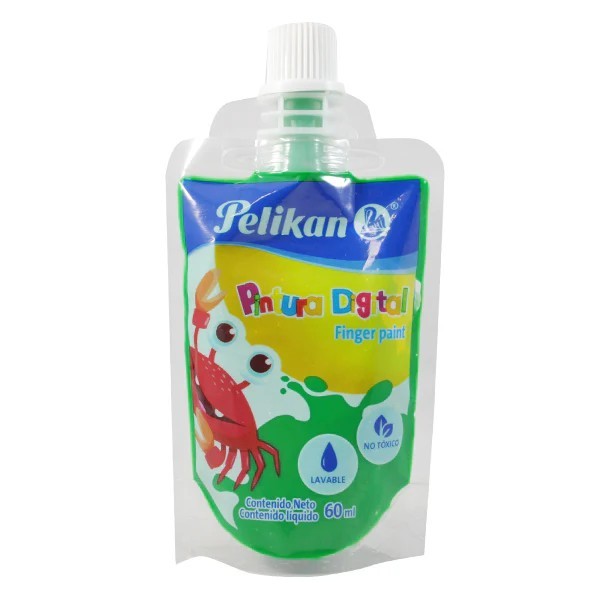 PINTURA DIGITAL PELIKAN 60ML. VERDE C60